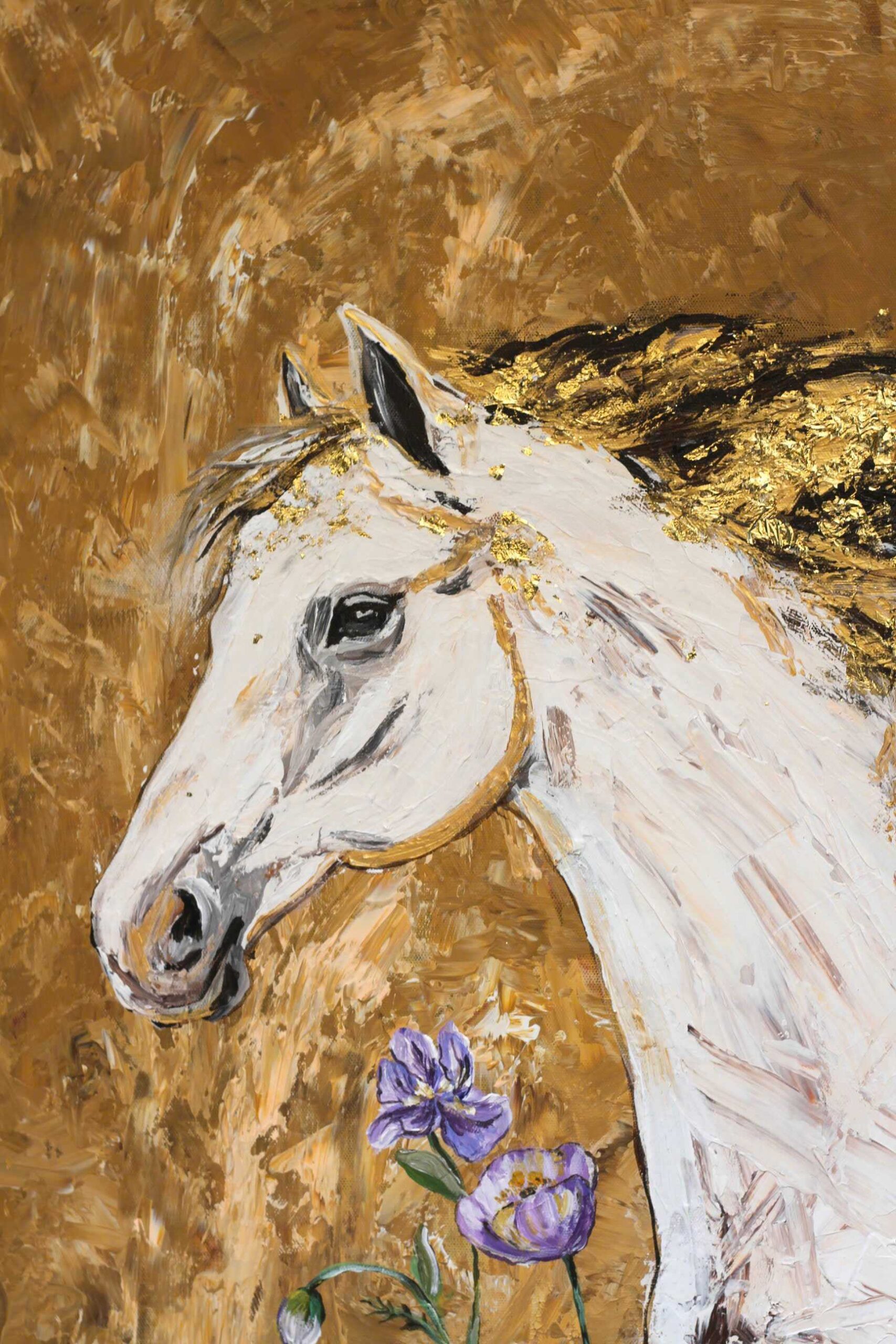 Cơn “sốt” tranh ngựa năm 2026: Ẩn ý phía sau bức “Bạch Mã Kim Hoa” khiến giới trẻ săn tìm