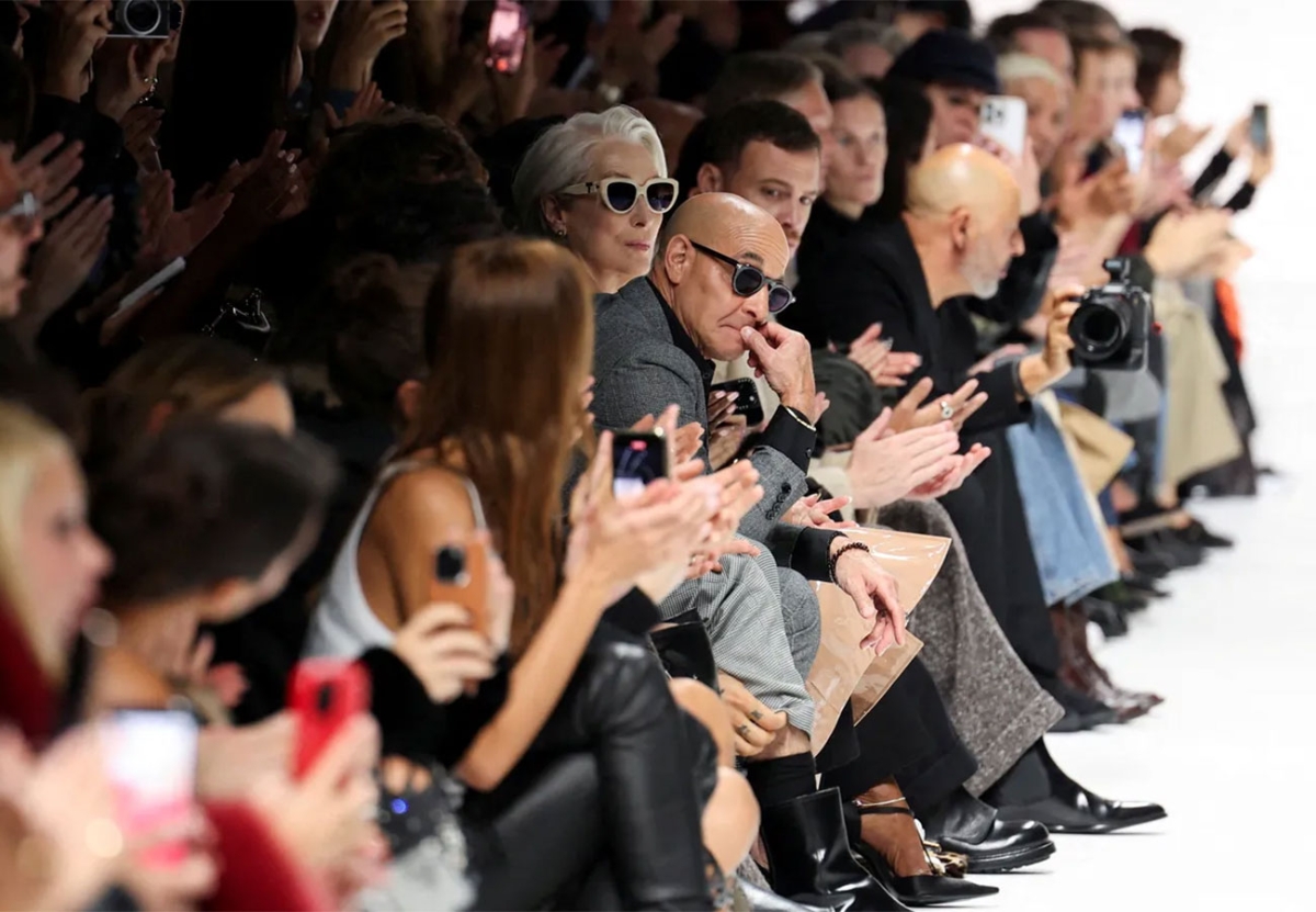 The Devil Wears Prada 2 ghi hình tại show diễn thời trang của thương hiệu Dolce & Gabbana.