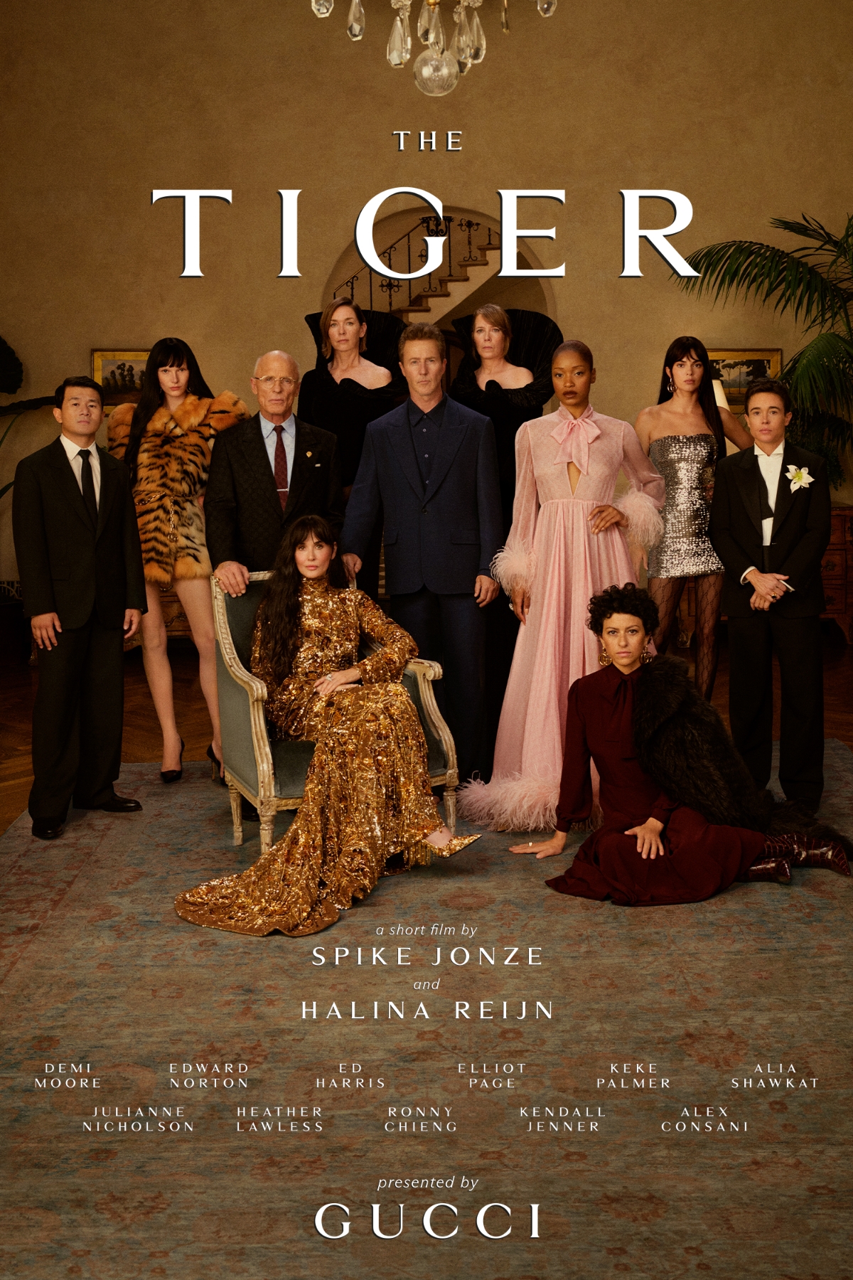 Gucci giới thiệu phim ngắn The Tiger tại Milan Fashion Week 2025.
